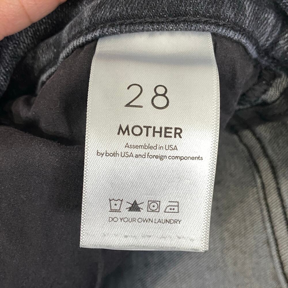 Mother Jeans High Waisted Rascal Ankle Snippet Train Stops Wash Size 28 - Picture 12 of 16